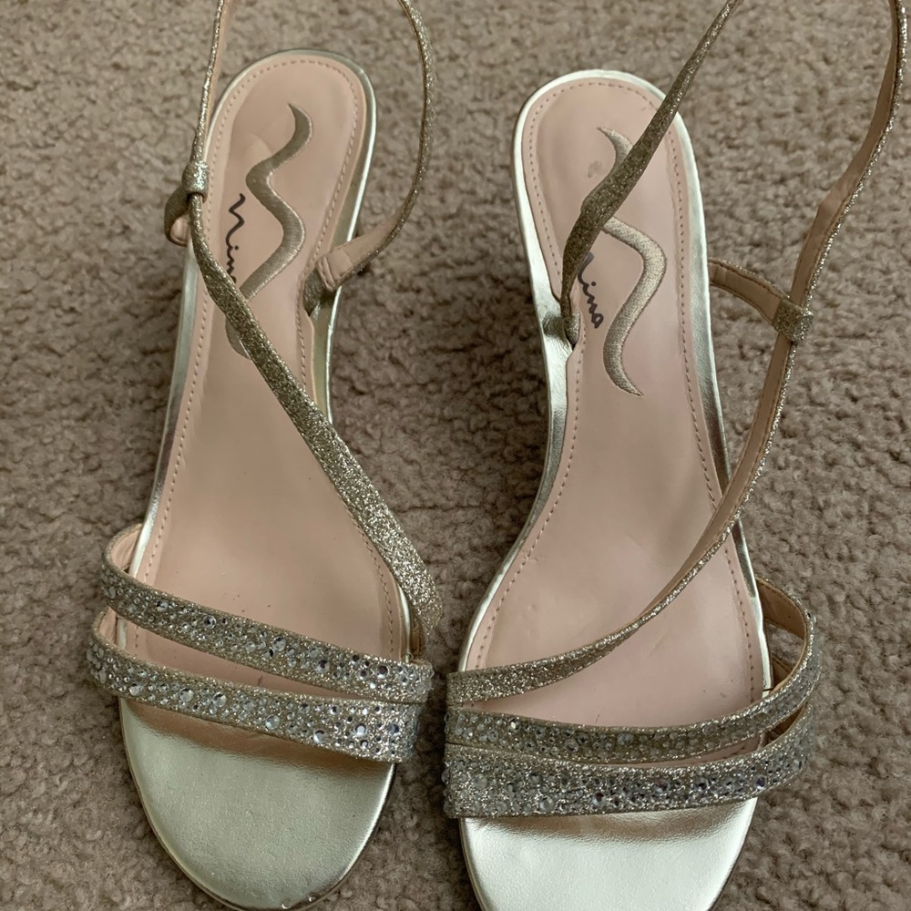 Champagne Blingy Heels